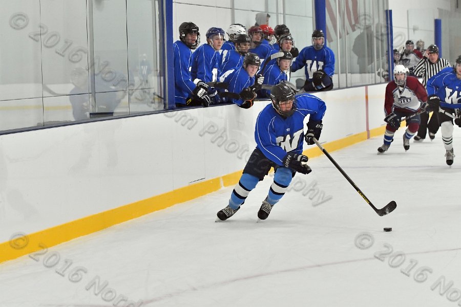 Wheaton College Men\'s Ice Hockey vs Middlesex Community College. - Photo By: KEITH NORDSTROM